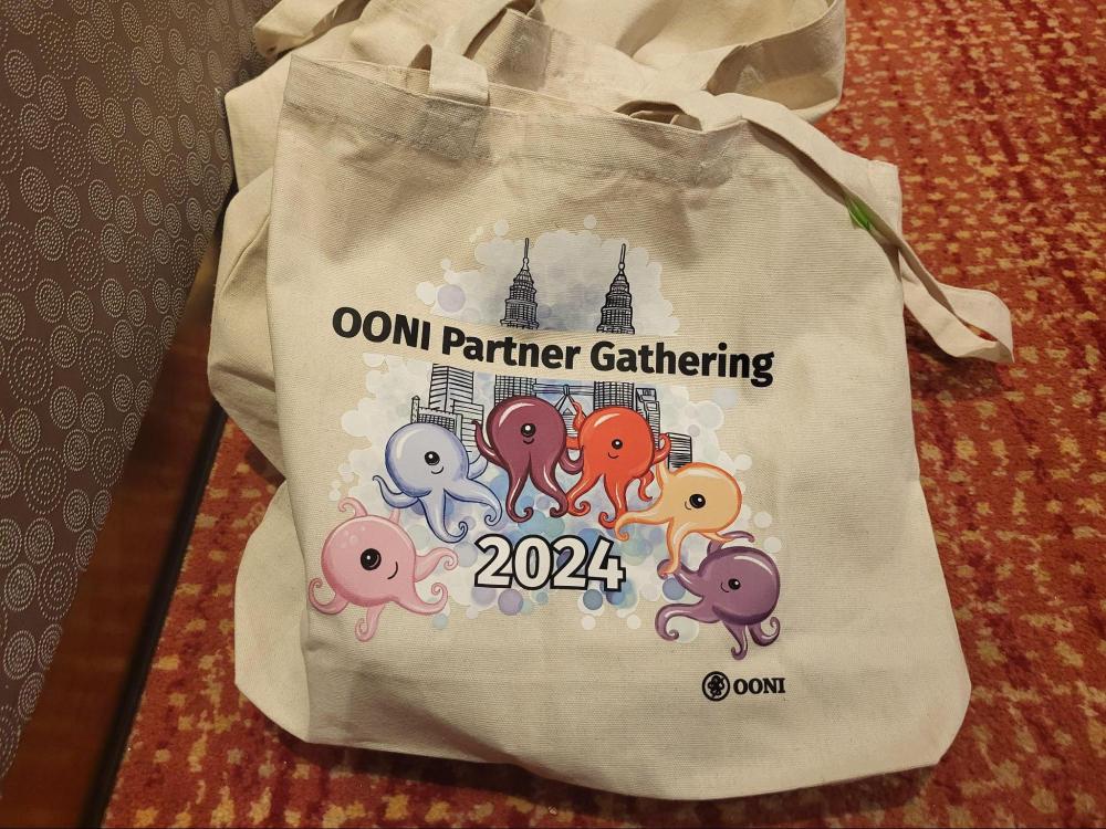 OONI Partner Gathering 2024 bag OONI Partner Gathering 2024 bag