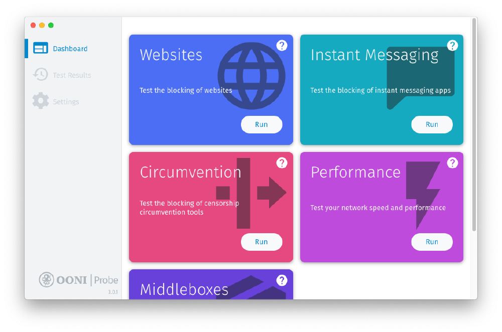 OONI Probe Desktop OONI Probe Desktop